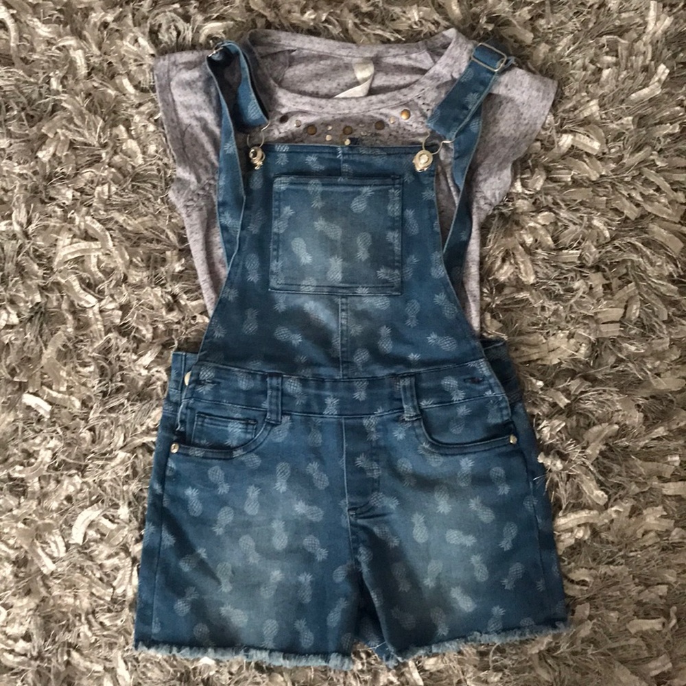 Kids Kensie Over All Shorts